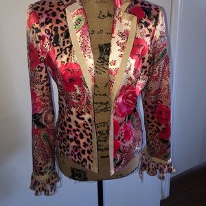 Boho Chic Leopard Blazer